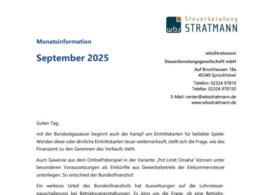 wbsstratmann Monatsinformation